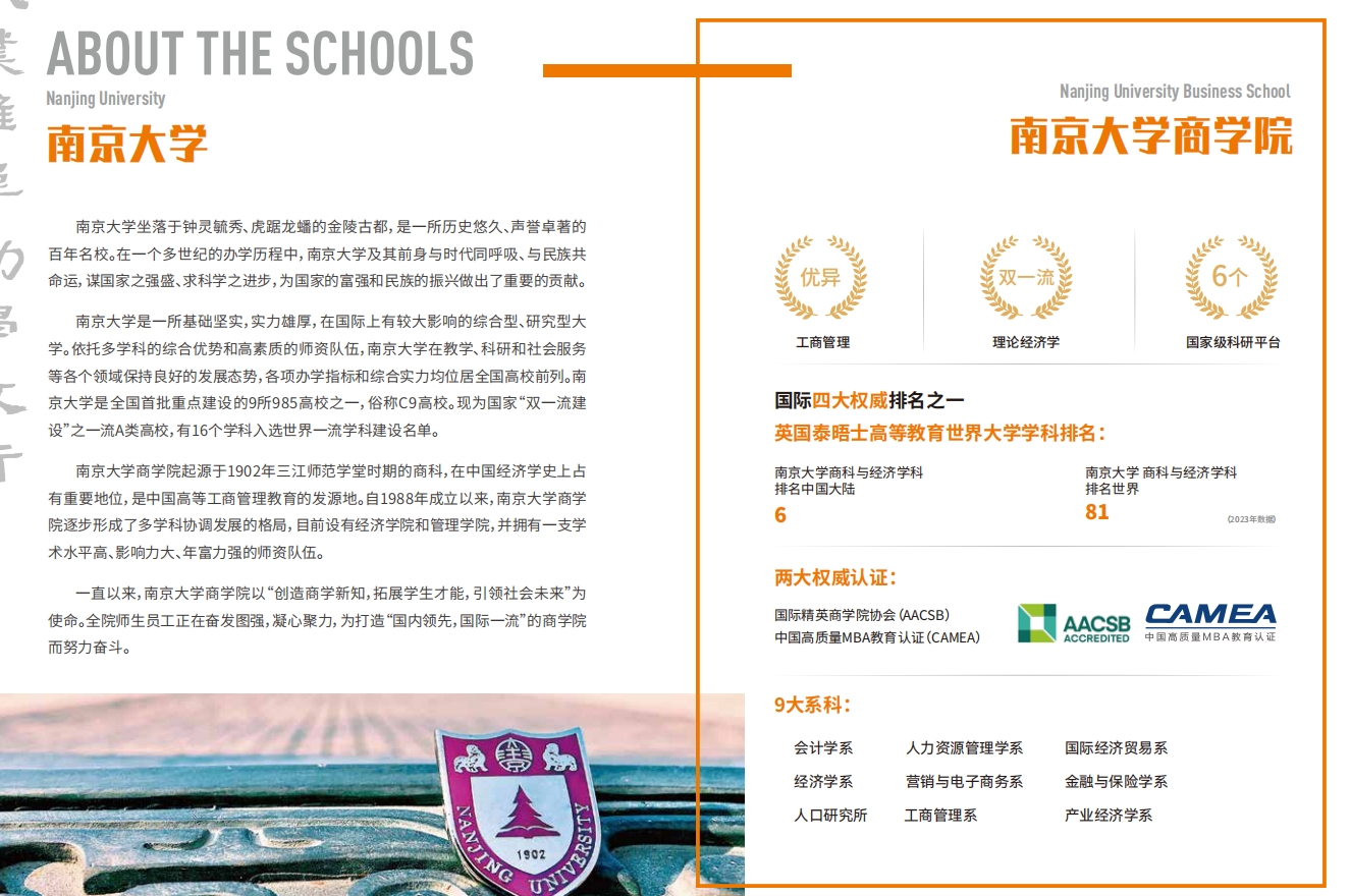 南京大學-荷蘭馬斯特里赫特大學EMBA